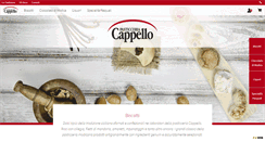 Desktop Screenshot of cappellopasticceria.it